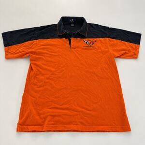 Vintage Corvette Ash City Colorblock Polo Shirt XL